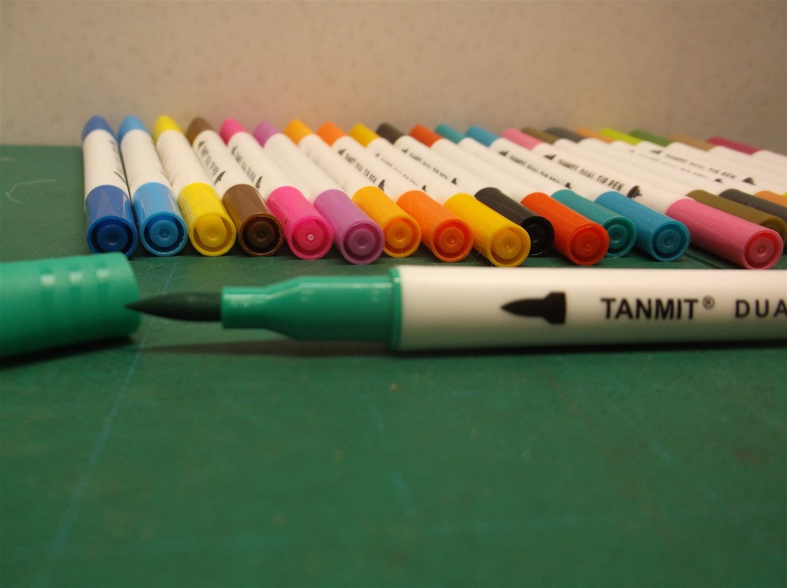 22 Tanmit Dual Brush Marker Pens for Coloring Dual Tip Markers Colored –  CEA_Services
